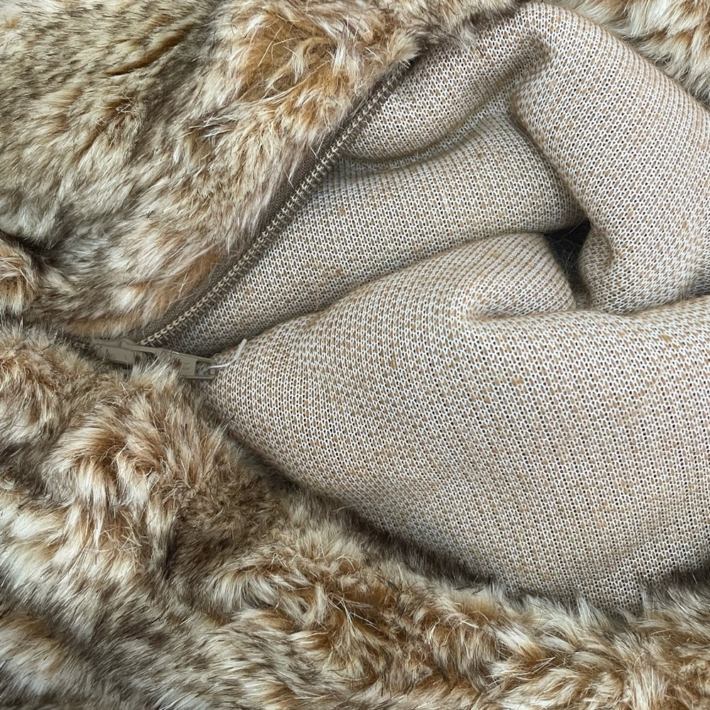 Pottery Barn Faux Fur Two (2) Pillow Covers - Picture 8 of 8